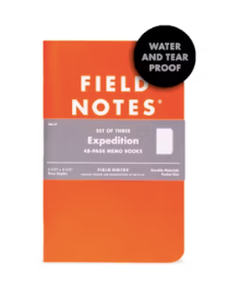 Field Notes Expedition Waterproof 3-Pack