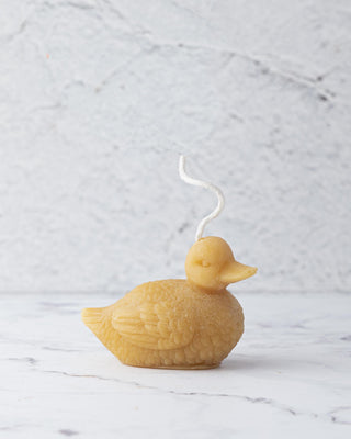 Duck Beeswax Candle