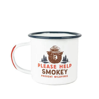 Smokey Enamelware Mug
