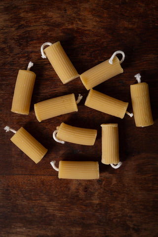 Rigatoni Pasta Beeswax Candle Set