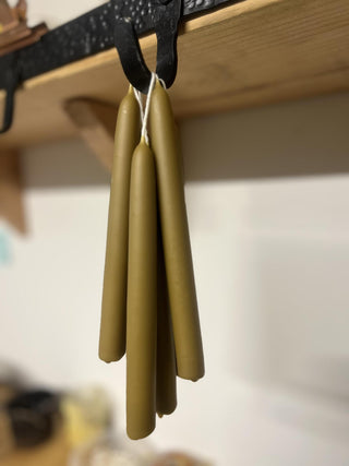 Hand-Dipped Bayberry Taper Candles