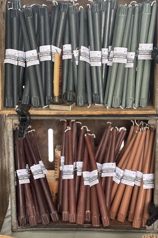 10" Taper Beeswax Candles