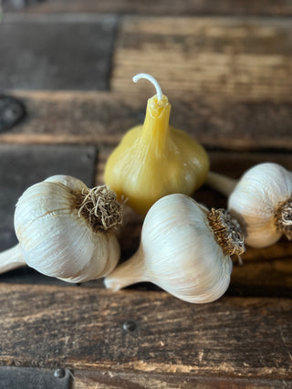 Garlic Beeswax Candle