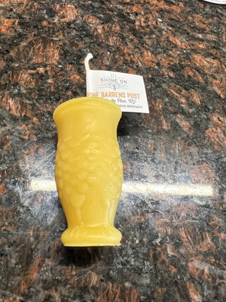 Antique Bottle Beeswax Candles