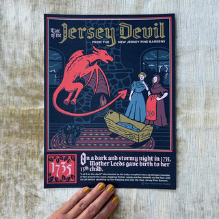 Birth of the Jersey Devil Print / Poster
